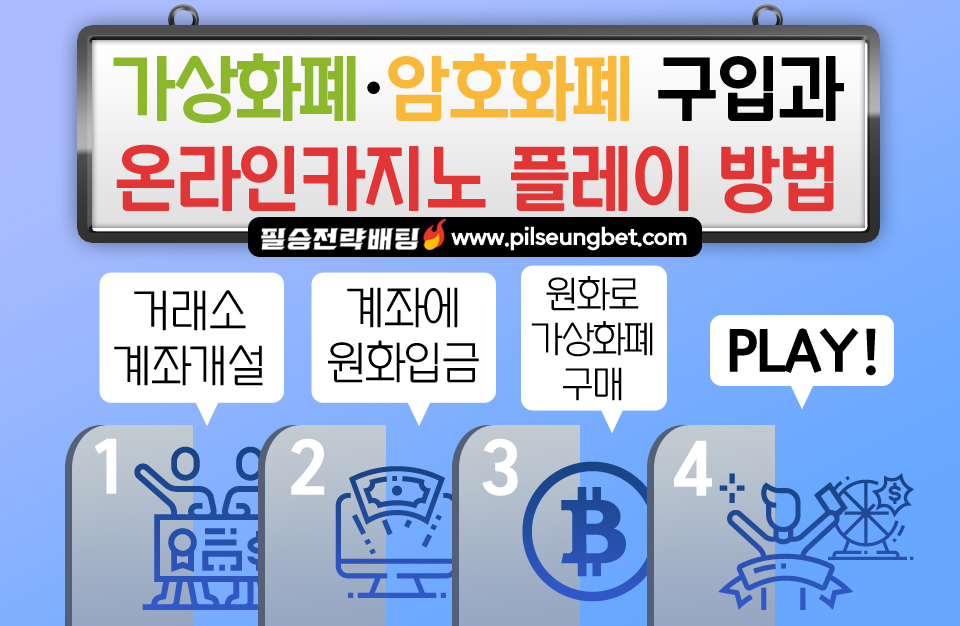 가상화폐ㆍ암호화폐를 이용한 온라인카지노 플레이 방법